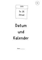 Vorschau - Arbeitsblätter - SU Das Datum und der Kalender ABs - Seite 3