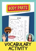 Vorschau - Arbeitsblätter - Body Parts vocabulary activity (Englisch) - Deckblatt