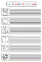 Vorschau - Arbeitsblätter - Schüttelsätze - Schule in Silbenschrift/Druckschrift - Seite 3