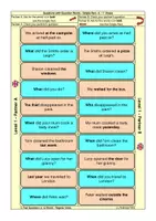 Vorschau - Spiele - Tandem Activity / Tandembögen - Simple Past - Questions with Question Words - 6. / 7. Klasse - Seite 2