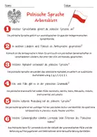 Vorschau - Arbeitsblätter - Polnische Sprache Arbeitsblatt 6. & 7.Klasse Astronomie mit Lösungen - Seite 1