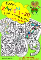 Vorschau - Mal- und Bastelvorlagen - Such-Buchstaben und Such-Zahlen mit Bonus - Ausmalbilder-Bundle - Seite 1