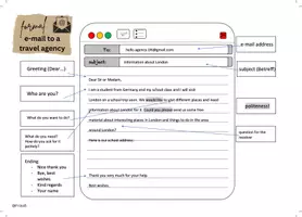 Vorschau - Arbeitsblätter - Formal Email / How to write an Email - Seite 1