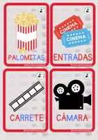 Vista previa - Tarjetas / Manipulativos - FLASHCARDS EL CINE - página 2