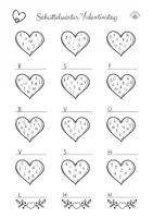 Vorschau - Arbeitsblätter - Schüttelwörter - Valentinstag - weiterführende Schule - Deutsch - Rätsel - Seite 2