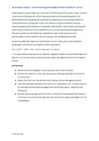 Vorschau - Arbeitsblätter - Anwendungsaufgabe - Integralrechnung - Radarmessung - Deckblatt