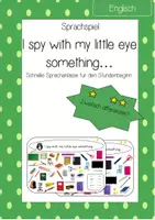 Vorschau - Spiele - Sprachspiel - I spy with my little eye something... (school) - Deckblatt