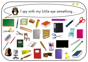 Vorschau - Spiele - Sprachspiel - I spy with my little eye something... (school) - Seite 3