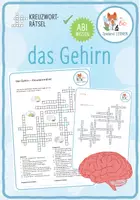 Vorschau - Arbeitsblätter - Das Gehirn – Kreuzworträtsel (Abitur) - Deckblatt
