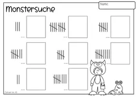 Vorschau - Unterrichtsreihen - Rechnen & malen ZR 10 /20 - Monstersuche - Seite 3