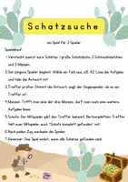 Vorschau - Spiele - Lernspiel Schatzsuche Dezimalbrüche runden – Üben & Wiederholen (Klasse 5/ 6) | Mit Lösungen - Seite 1
