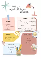 Vorschau - Arbeitsblätter - Das wahre Zeugnis - Feedback, Komplimente, Wertschätzung, Lob - Seite 1