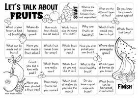 anteprima - Esercizi - fruits / healthy food English speaking game gioco inglese - Pagina 2