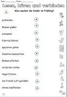 Vorschau - Arbeitsblätter - AnybookPro Material: Lesen, Hören und Verbinden- Frühling - Seite 3