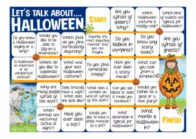 anteprima - Esercizi - Halloween English speaking game gioco inglese - Pagina 1