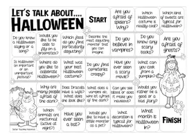 anteprima - Esercizi - Halloween English speaking game gioco inglese - Pagina 2