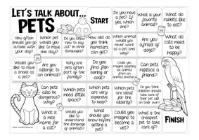 anteprima - Esercizi - pets English speaking game gioco inglese animals - Pagina 2