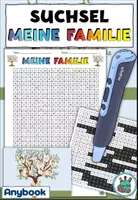 Vorschau - Arbeitsblätter - AnybookPro Material: Suchsel "Meine Familie" - Deckblatt