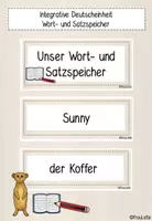 Vorschau - Arbeitsblätter - Materialpaket - Integrative Deutscheinheit Post vom Erdmännchen - Seite 1