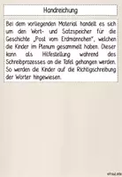 Vorschau - Arbeitsblätter - Materialpaket - Integrative Deutscheinheit Post vom Erdmännchen - Seite 3