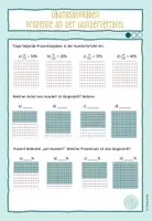 Vorschau - Arbeitsblätter - ABs Prozent Hundertertafel 3-fach differenziert - Seite 2