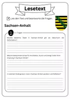 Vorschau - Arbeitsblätter - Leseverständnis (Leseverstehen) - Sachsen-Anhalt + Lösung (mit didaktischer Resverve) - Seite 3