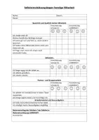 Vorschau - Anderer Materialtyp - Selbsteinschätzungsbogen Sonstige Mitarbeit - Deckblatt