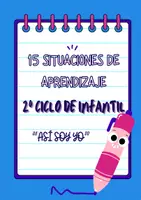 Vista previa - Unidades / Secuencias / Situaciones de Aprendizaje - 15 SITUACIONES DE APRENDIZAJE - INFANTIL- "ASÍ SOY YO" - Portada