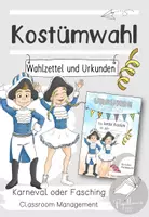 Vorschau - Anderer Materialtyp - Kostümwahl - Kostümwettbewerb | Modenschau | Karneval Fasching - Deckblatt
