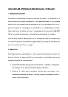 Vista previa - Unidades / Secuencias / Situaciones de Aprendizaje - SITUACIÓN DE APRENDIZAJE DESARROLLADA - ANIMALES -INFANTIL - página 1