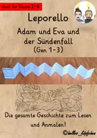 Vorschau - Unterrichtsreihen - Adam und Eva Paradies Sündenfall LEPORELLO Religion - Deckblatt