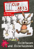 Vorschau - selbst erstellte Cliparts/Grafiken - Cliparts zur kommerziellen Nutzung - Osterhasen und Osterhäsinnen / Easterbunnies - Deckblatt