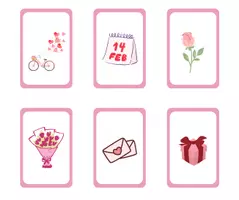 Vorschau - Bildkarten - Valentinstag finde die Paare - Seite 2