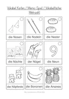 Vorschau - Arbeitsblätter - Arbeitsblätter Buchstabe N Druckschrift für den Schreiblehrgang - Seite 2