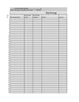 Vorschau - Lehrpläne/Lehrermaterial - Tabelle Abrechnung PKV und Beihilfe Vorlage - Seite 1