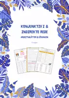 Vorschau - Arbeitsblätter - Arbeitsblätter - Konjunktiv I & indirekte Rede (inkl.Lösungen!) - Deckblatt