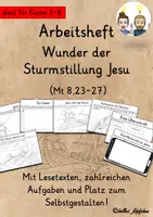 Vorschau - Stundenentwürfe - Sturmstillung / Jesus stillt den Sturm - Wunder Jesu XXL-MATERIALPAKET - Seite 1