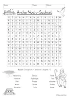 Vorschau - Stundenentwürfe - Arche Noah Religionsunterricht - Suchsel FREEBIE - Deckblatt
