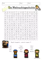 Vorschau - Arbeitsblätter - Weihnachtsgeschichte Religion Grundschule Suchsel - Deckblatt