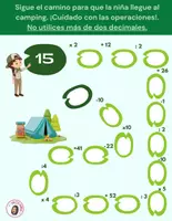 Vista previa - Hojas de trabajo - CALCULO CON NÚMERO DECIMALES MANIPULATIVO - página 1