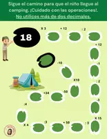 Vista previa - Hojas de trabajo - CALCULO CON NÚMERO DECIMALES MANIPULATIVO - página 2