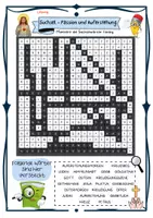 Vorschau - Spiele - Suchsel - Die Passion und Auferstehung Jesu mit Lösung (Klasse 5/6/7/8) - Deckblatt