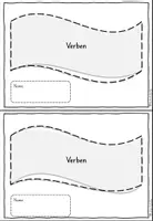 Vorschau - Arbeitsblätter - Miniheft Verben ab der 2.Klasse - Seite 1