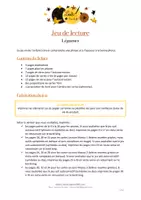 Aperçu - Jeux - Jeu de lecture - Légumes - Script - Page 1