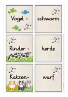 Vorschau - Spiele - Tierverbände Spiel Sachunterricht, Biologie und DAZ - Seite 1