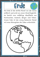 Vorschau - Mal- und Bastelvorlagen - Unsere Planeten Merk- & Malblätter 🌍🚀 - Seite 3