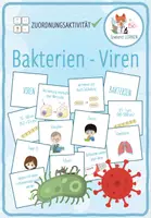 Vorschau - Spiele - Vergleich Bakterien und Viren –Zuordnungsaktivität - Deckblatt