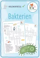 Vorschau - Arbeitsblätter - Bakterien – Kreuzworträtsel - Deckblatt