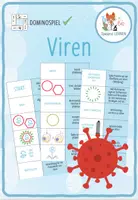 Vorschau - Spiele - Virus / Viren – Domino Spiel - Deckblatt