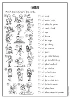 Vorschau - Arbeitsblätter - Hobbies vocabulary activity (Englisch) - Seite 2